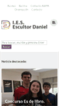 Mobile Screenshot of iesdaniel.com